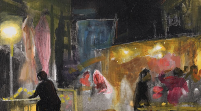 אורות מנצנצים ככוכבים מלאכותיים