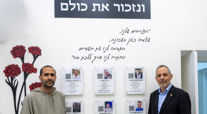 זוכרים ומנציחים: נחנך חדר הנצחה לנופלי השכונה בקריית מנחם ביוזמת בני הנוער והקהילה