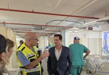 הנהלת מחוז ירושלים של קופת חולים מאוחדת ביקרה בבית החולים התת קרקעי במרכז הרפואי שערי צדק