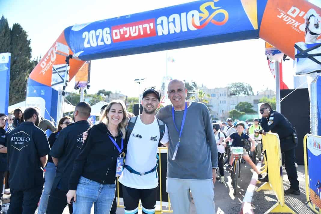 אלקנה בוחבוט בסובב ירושלים 2026 - קרדיט SPORTPHOTOGRAPHY
