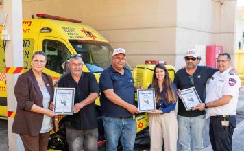 שלושת האחים שתרמו אופנוע חירום חדש למד"א לזכרם של הוריהם יציל חיים באזור בית שמש